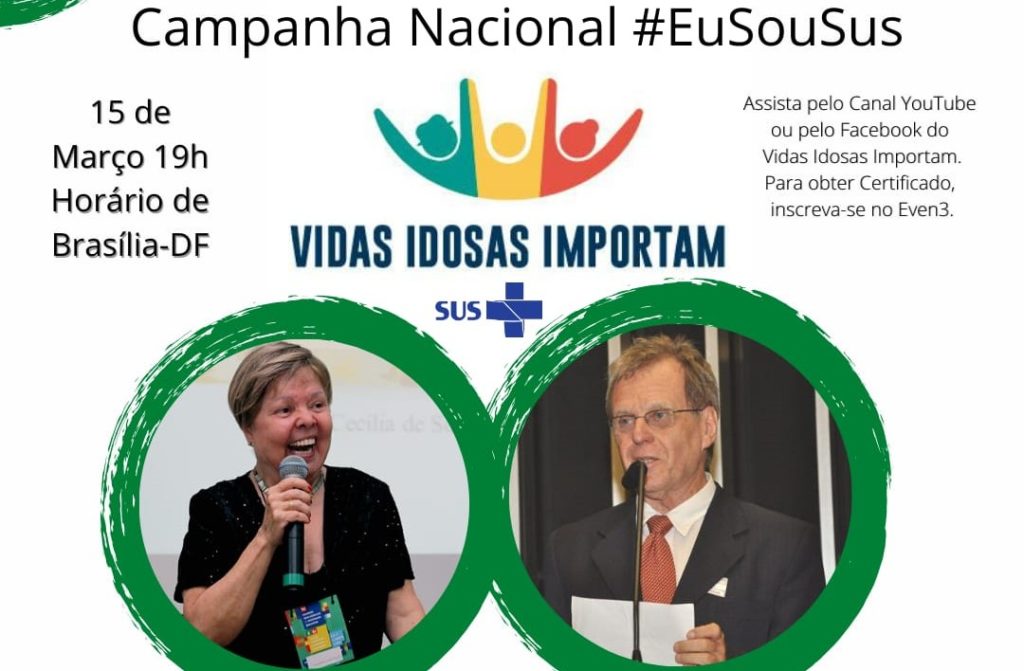 #EuSouSUS campanha - Movimento Vidas Idosas Importam