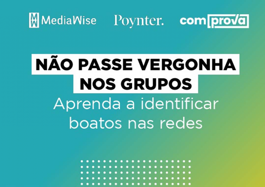 Projeto Comprova - curso sobre desinformação